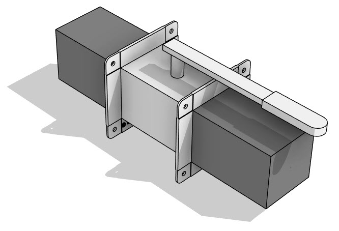 Дроссель-клапан VKD Ручной Прямоугольный